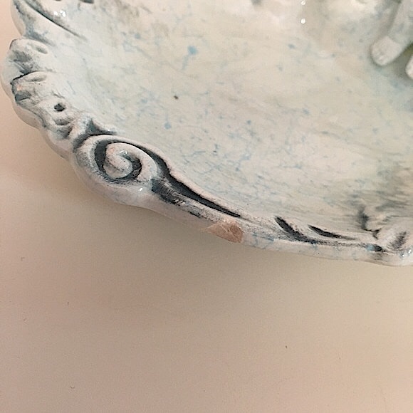 VTG Porcelain Baby and GoldfishTrinket /Soap Dish - Picture 15 of 15